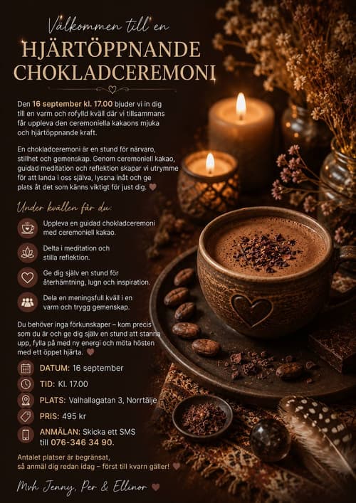 Hjärtöppnande chokladceremoni