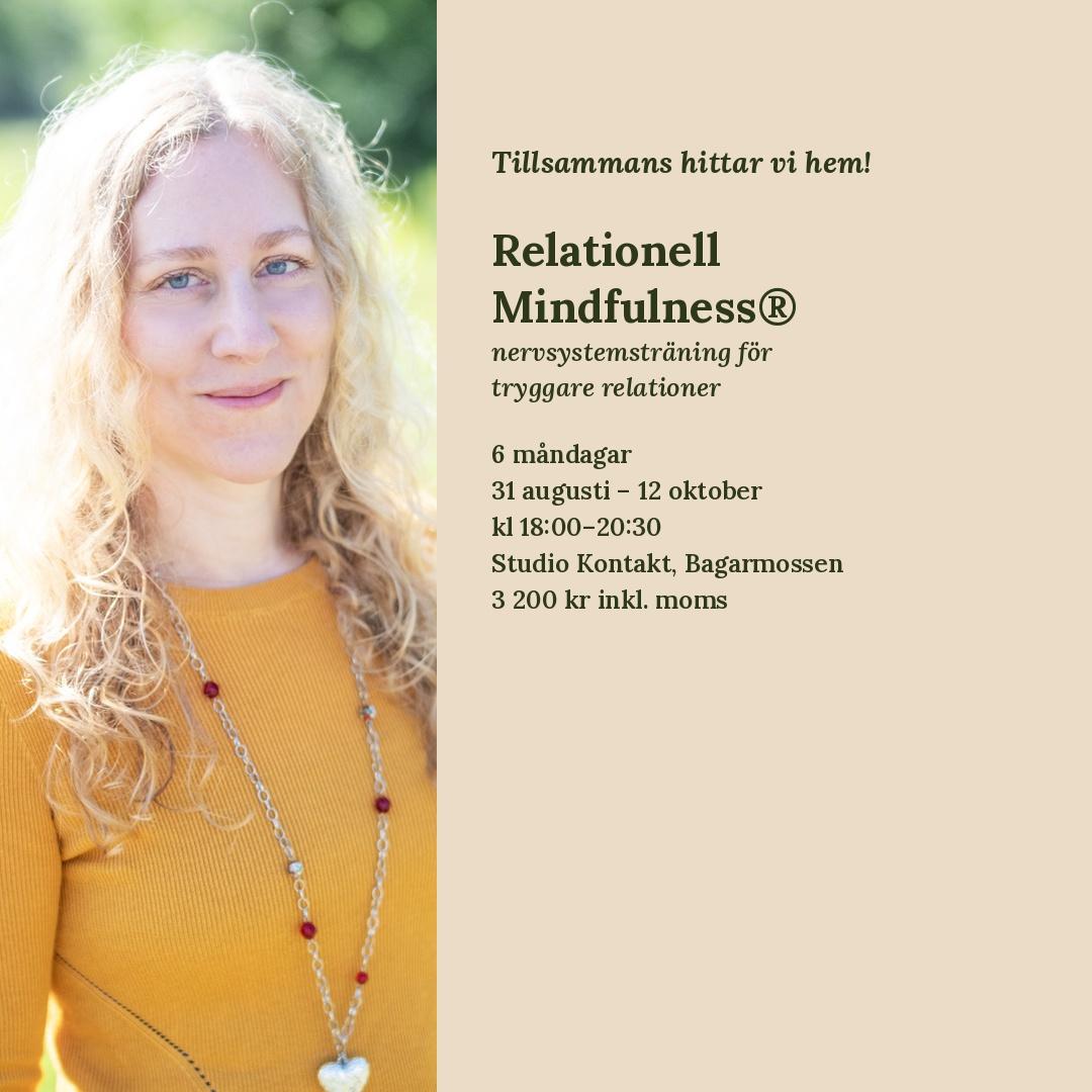 6-veckor sluten grupp i Relationell Mindfulness®