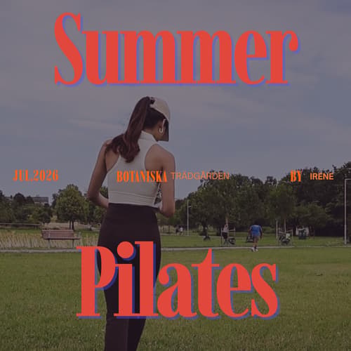 Pilates in the Botaniska trädgården