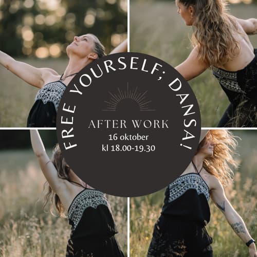 Free yourself; DANSA! 16 oktober kl 18.00-19.30
