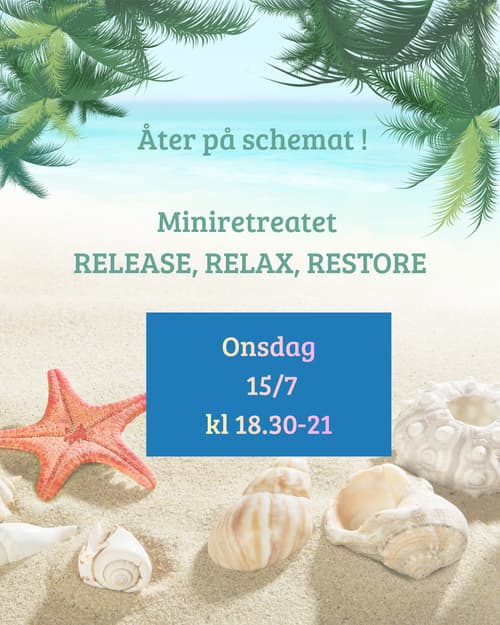 Miniretreat Release, Relax, Restore 2,5 Tim