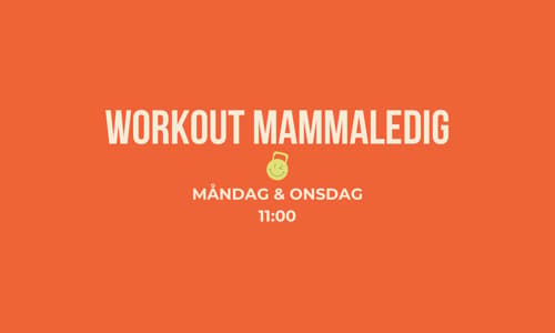Workout Mammaledig Måndag + Onsdag 11:00