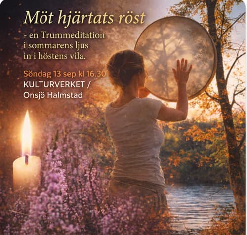 Möt Hjärtats röst - en Trummeditation med meditativ sång