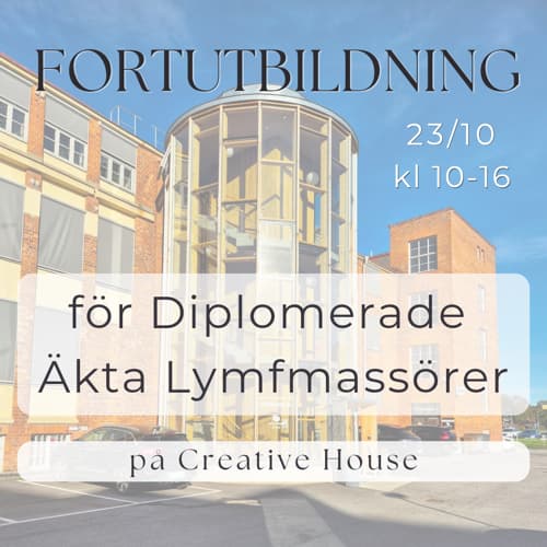 Fortsättningsutbildning för LymfLinas äkta Lymfmassörer