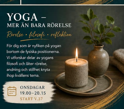 YOGA-Mer än bara rörelser,10 tillfälle