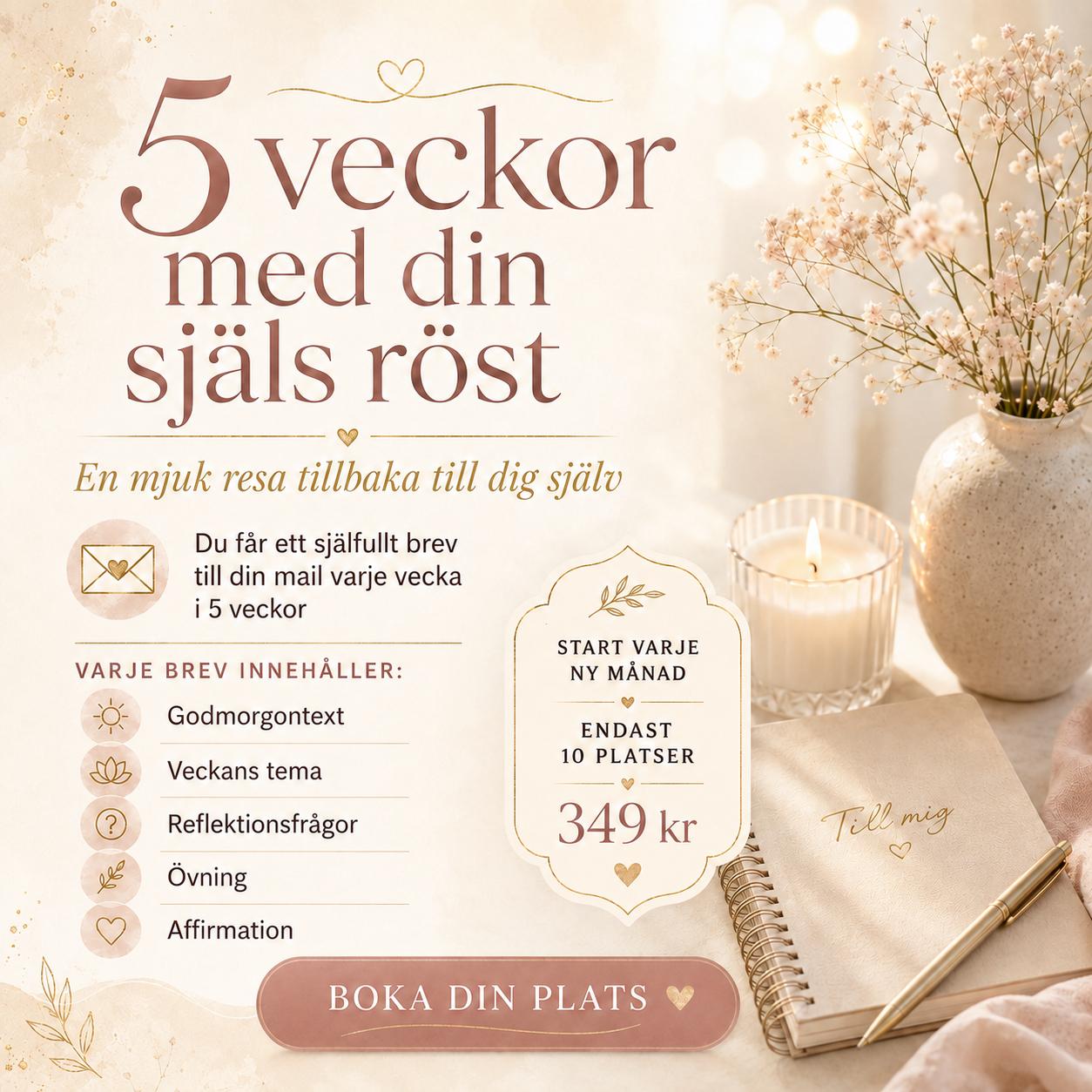 5 veckor med din själs röst